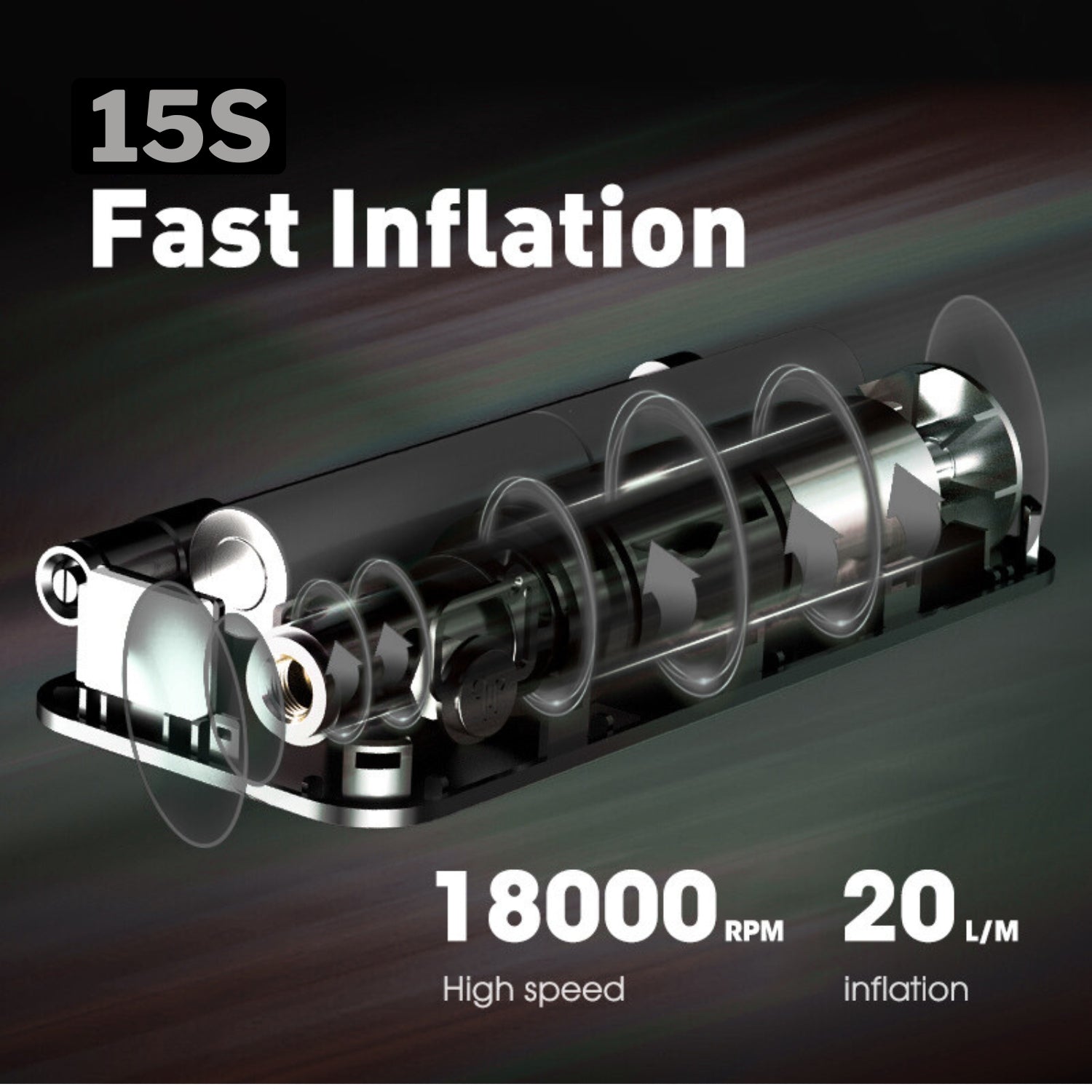 CarPlayBoss Tire Inflator/Pump - Car Play Boss