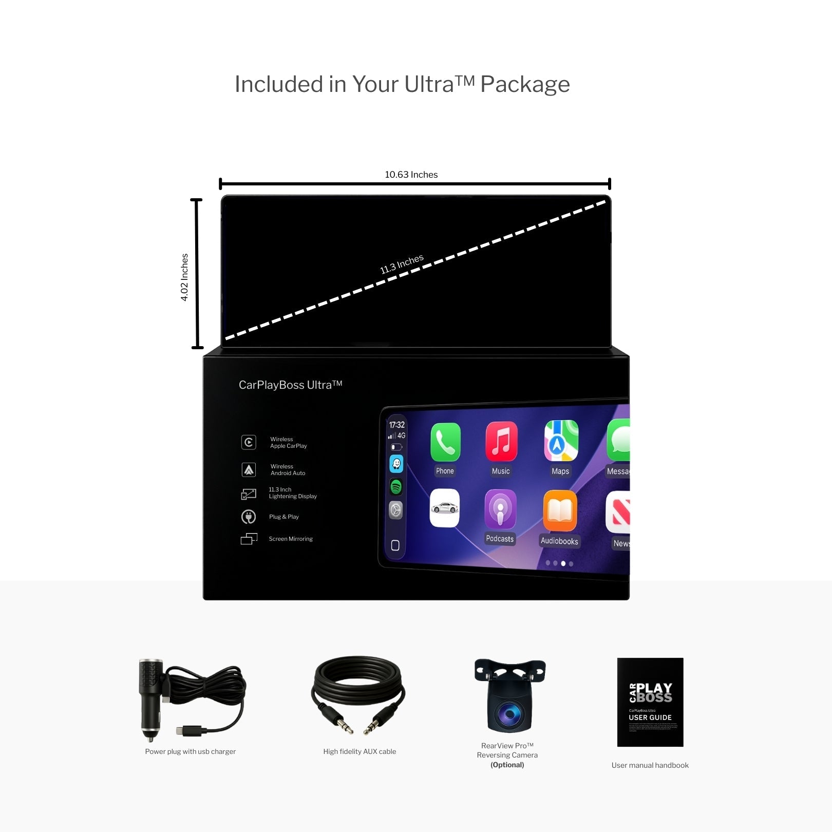 CarPlayBoss Ultra™ (No Dashcam) - Car Play Boss